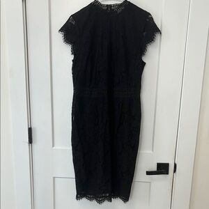 Elegant Black Lace Dress